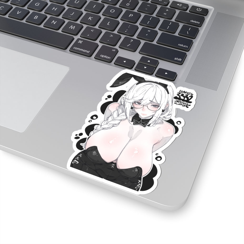 3332 - 黑 / black v1 Stickers