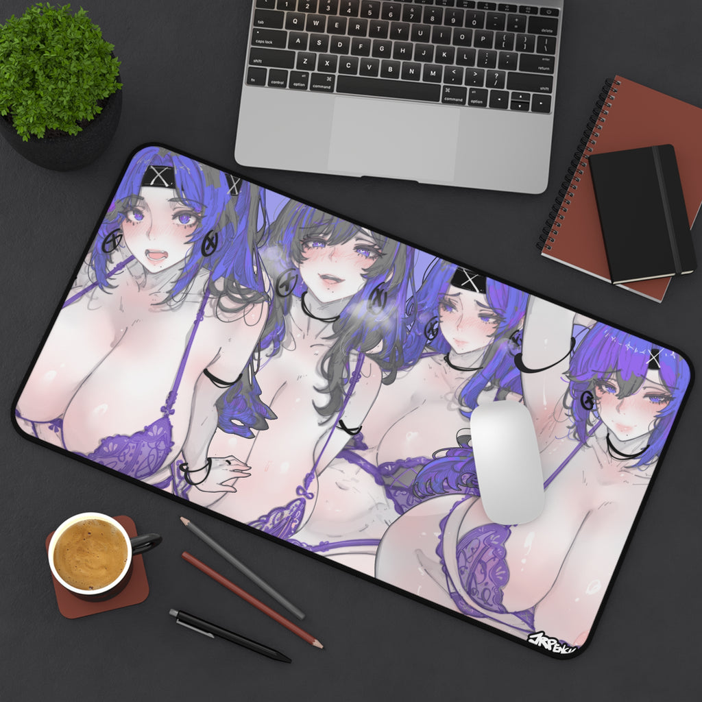 3360 - 紫壁纸 / purple wallpaper v2 Desk Mat