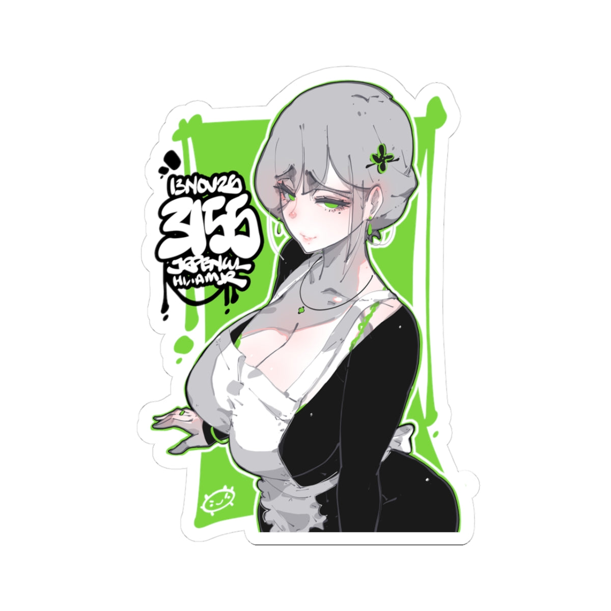 3155 - 绿 / green v1 Stickers
