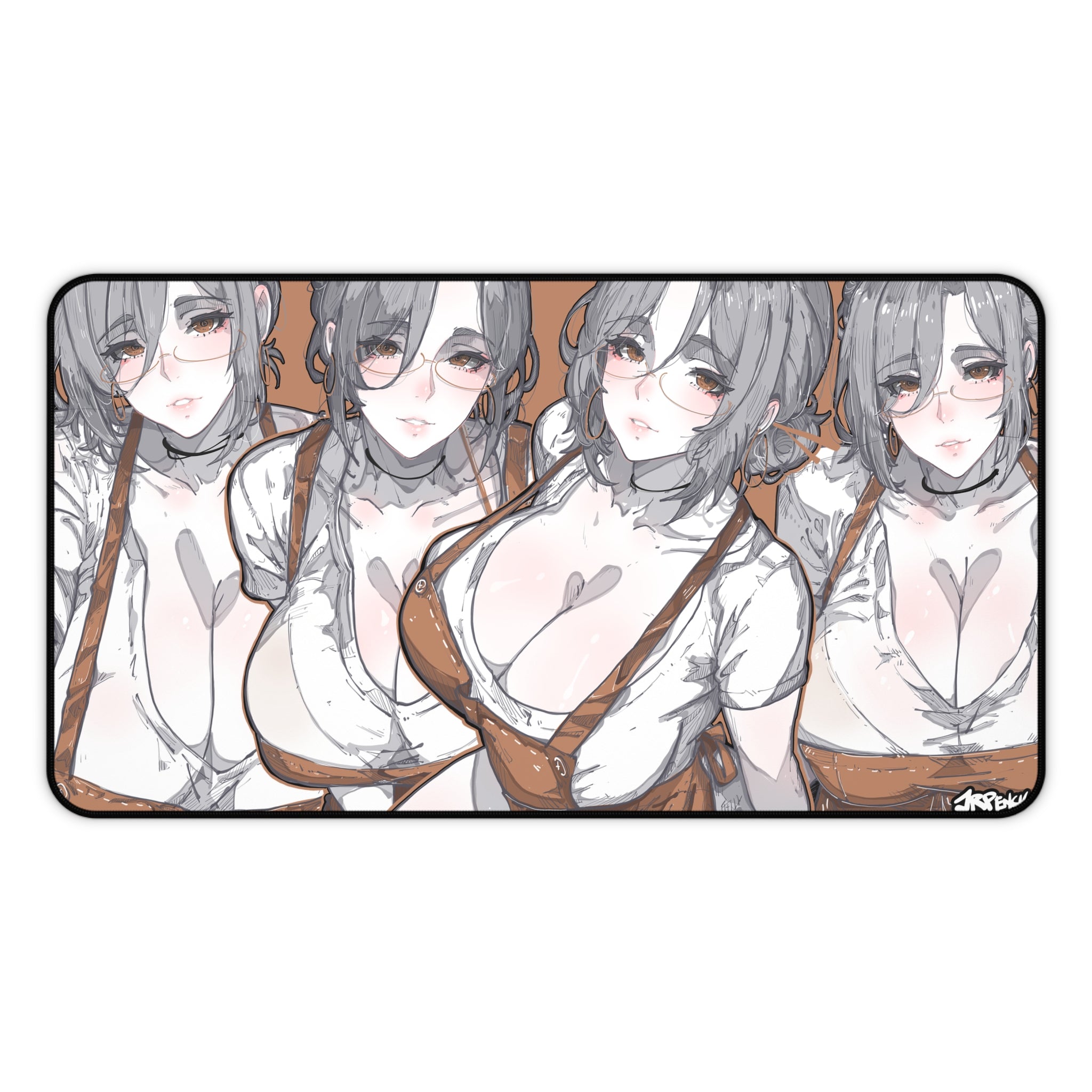 3288 - 褐壁纸 / brown wallpaper v1 Desk Mat