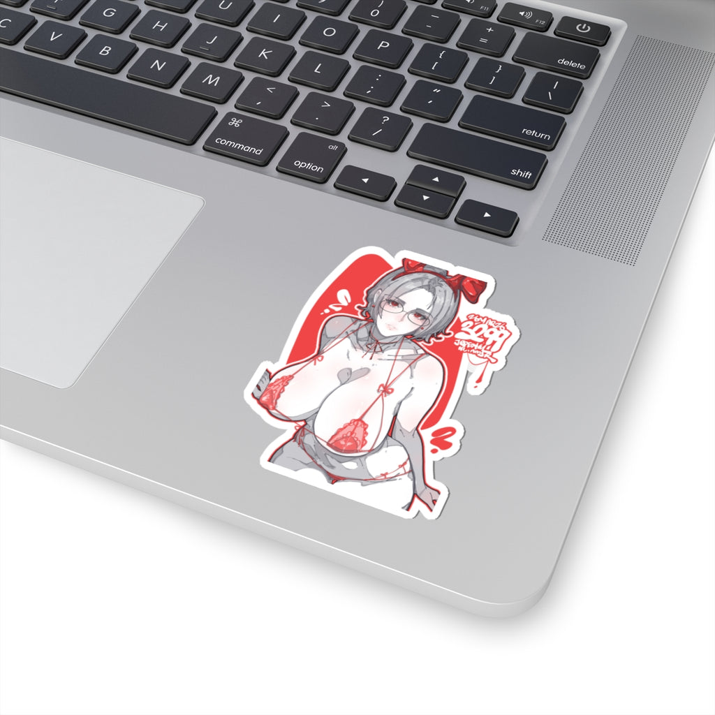 3299 - 红 / red v2 Stickers