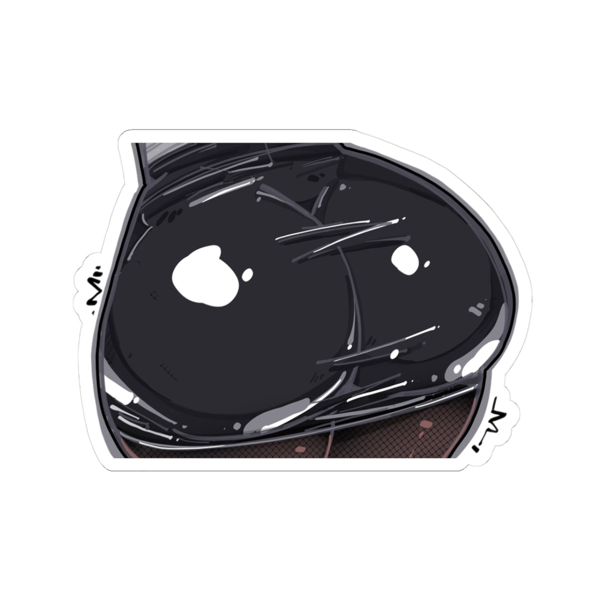 3018 - 黑 / black Stickers