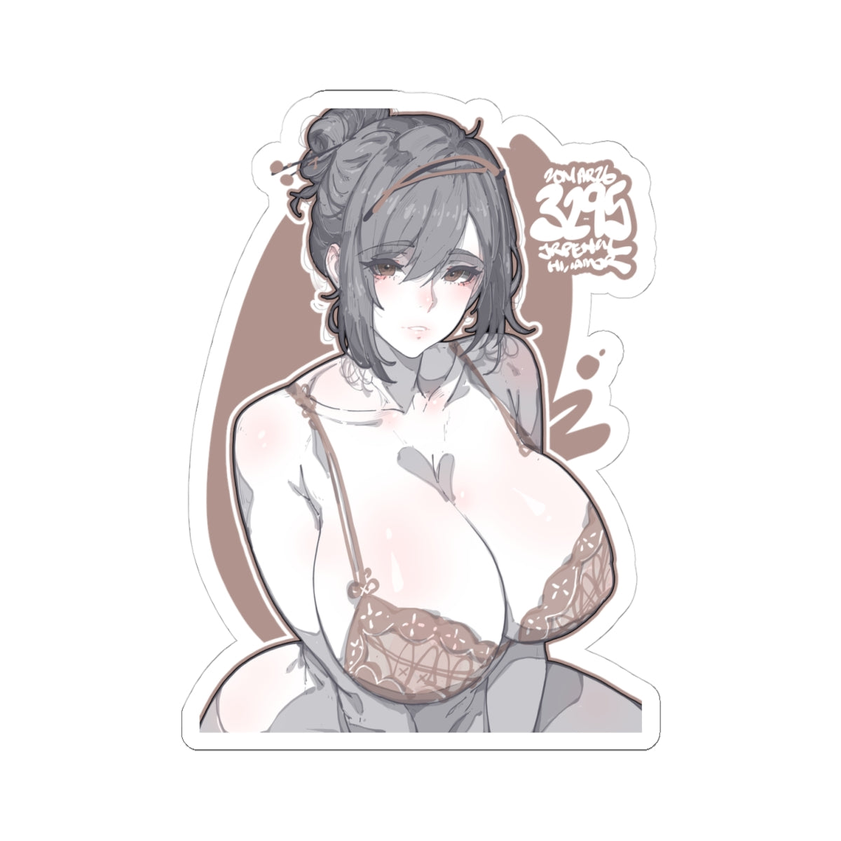 3295 - 褐 / brown v2 Stickers
