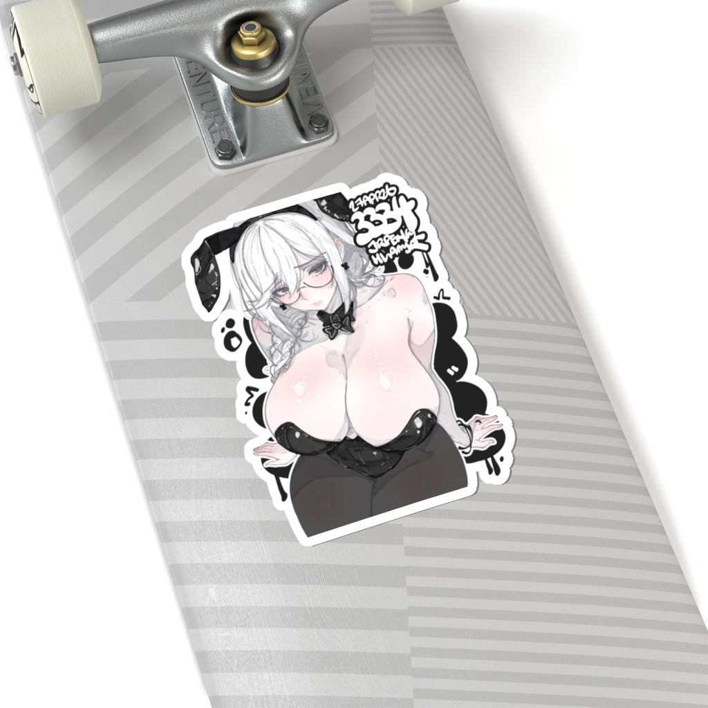 3334 - 黑 / black v1 Stickers