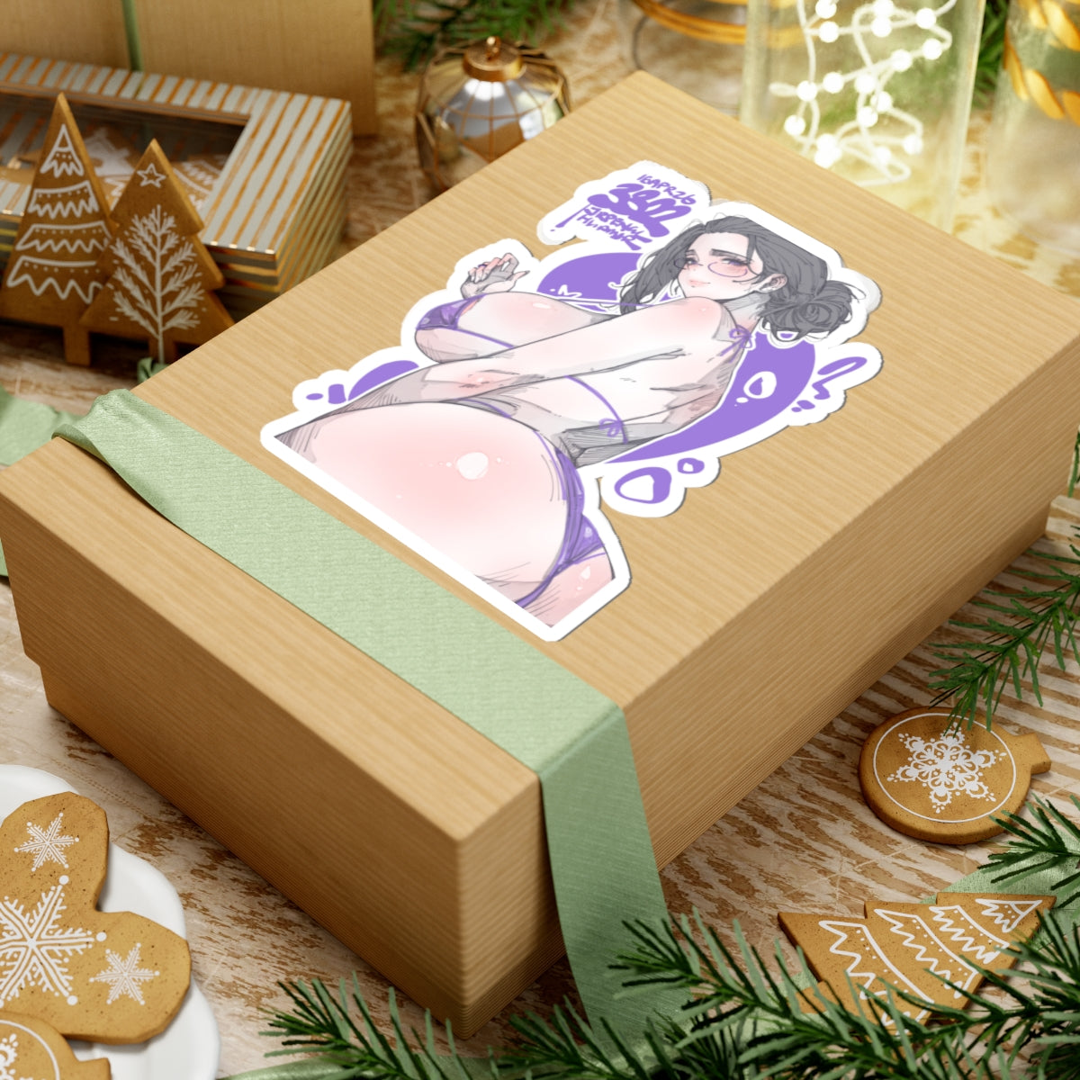 3322 - 紫/ purple v2 Stickers