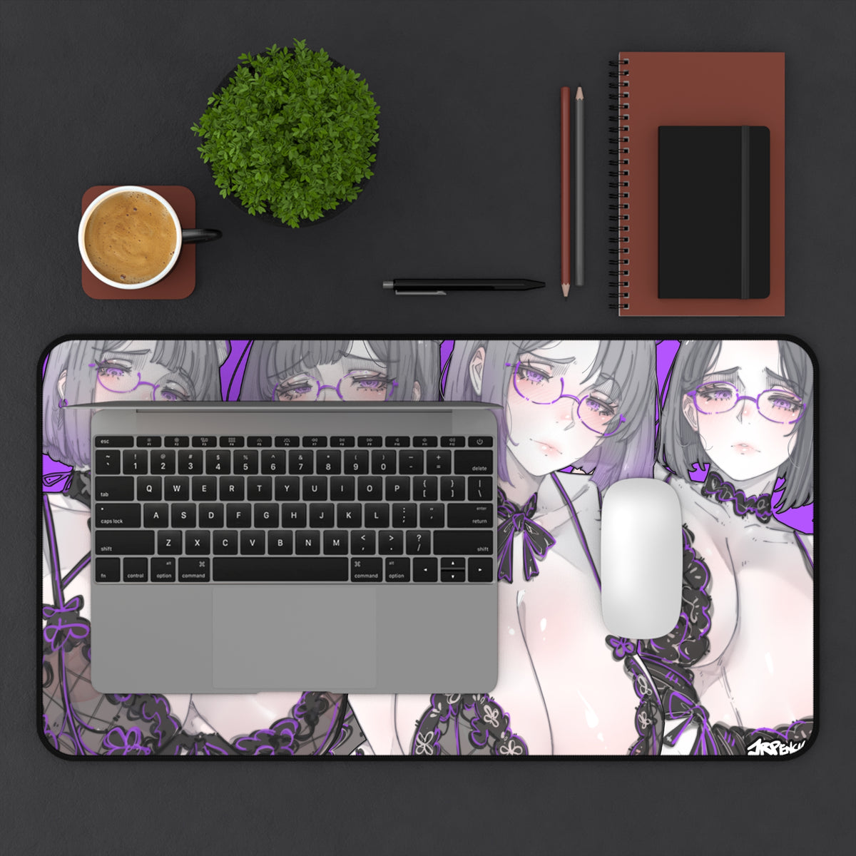3410 - 紫壁纸 / Purple Wallpaper v2 Desk Mat