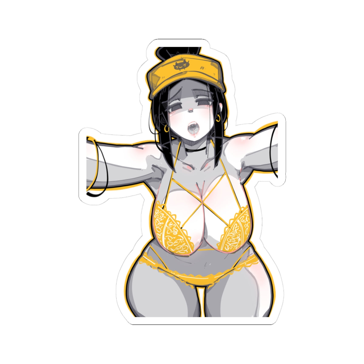 3037 - 黄 / yellow v2 Stickers