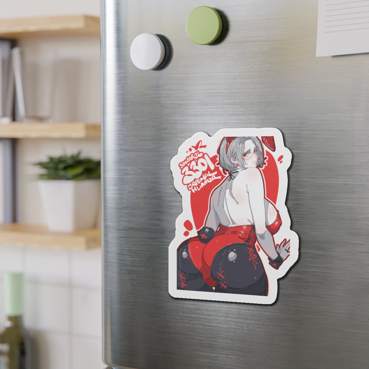 3301 - 红 / red v1 Magnets