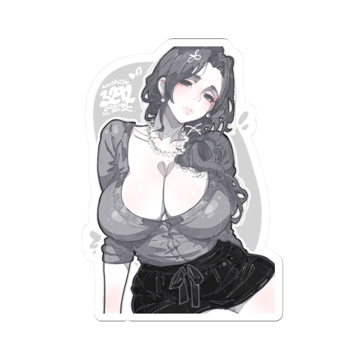 3292 - 灰 / grey v1 Stickers