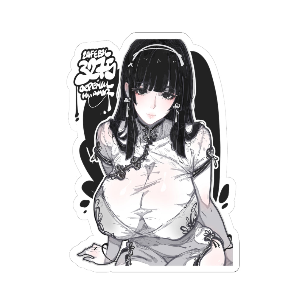 3275 - 黑 / black v1 Stickers