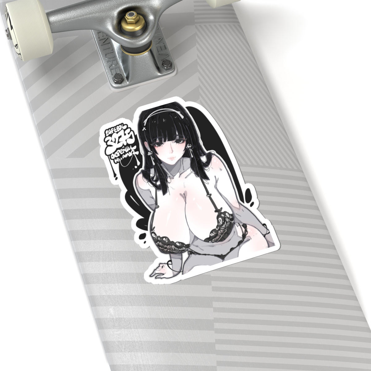 3275 - 黑 / black v2 Stickers