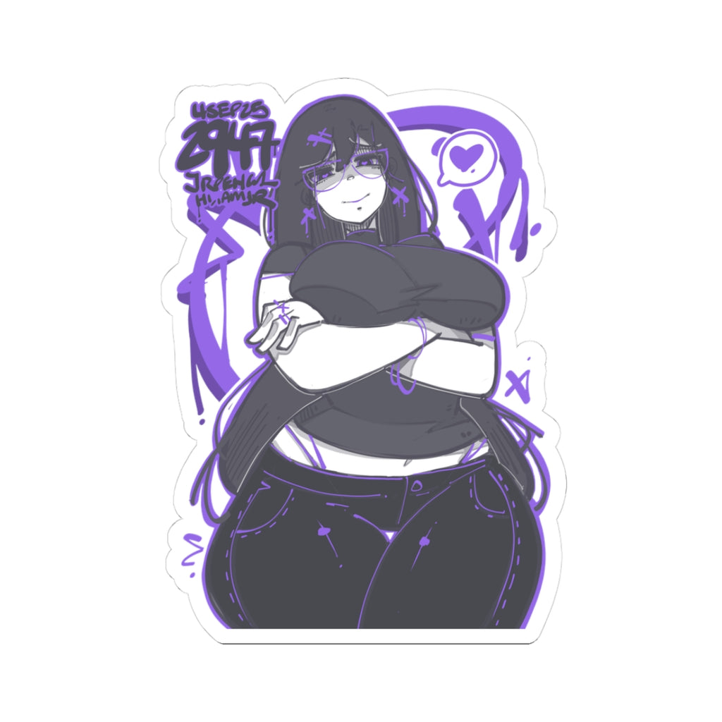 2947 - 紫 / purple Stickers