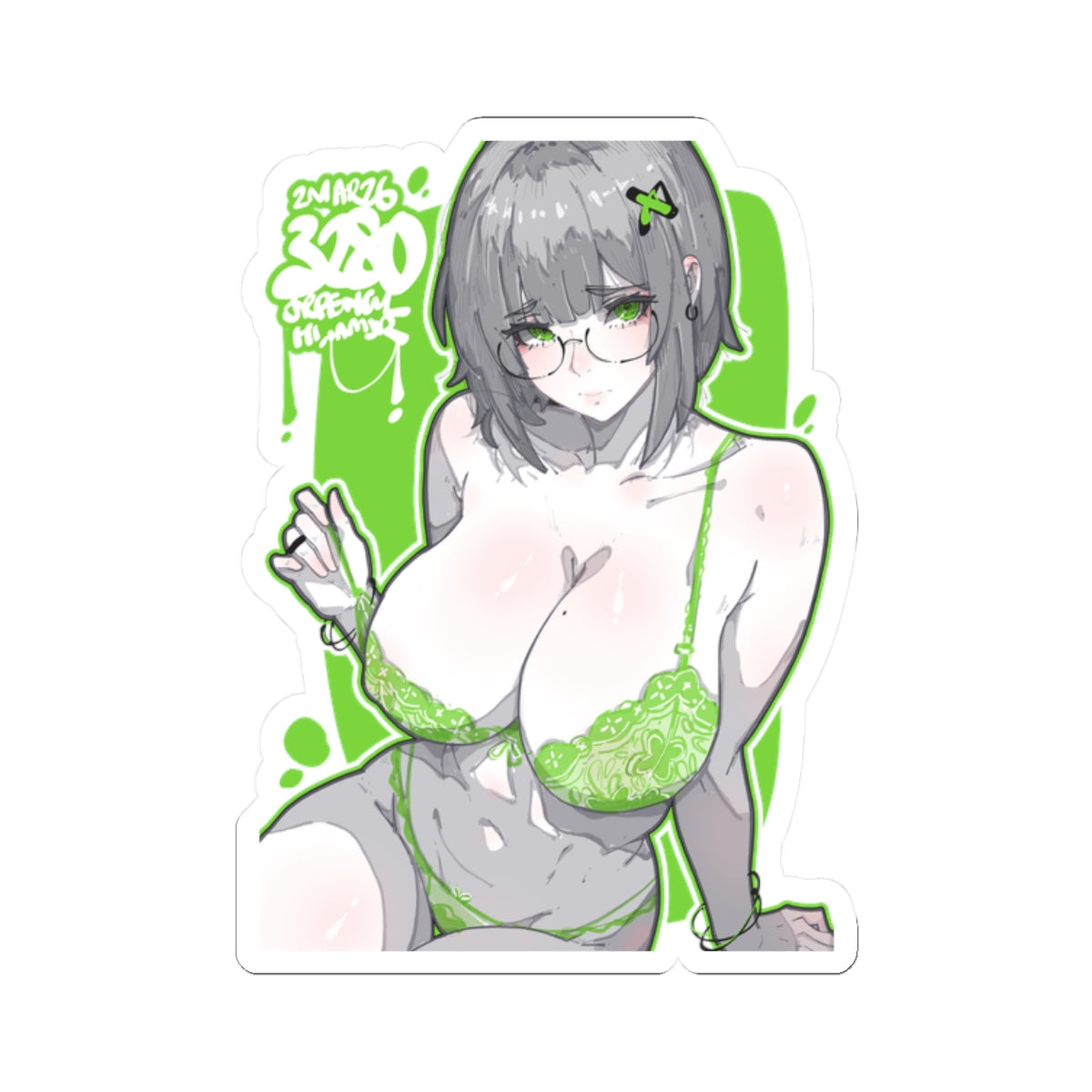 3280 - 绿 / green v2 Stickers