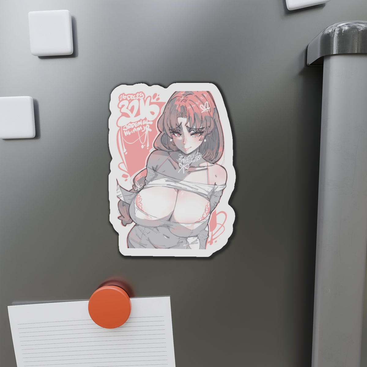 3216 - 粉 / pink v1 Magnets