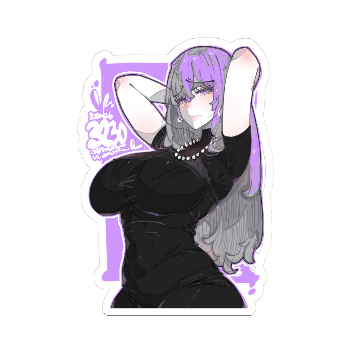 3230 - 紫 / purple v1 Stickers