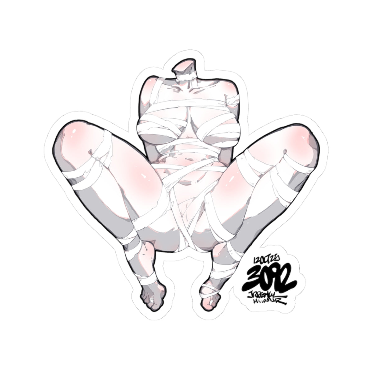 3092 - 白 / white Stickers