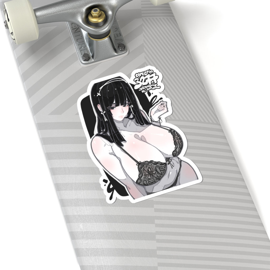 3277 - 黑 / black v2 Stickers