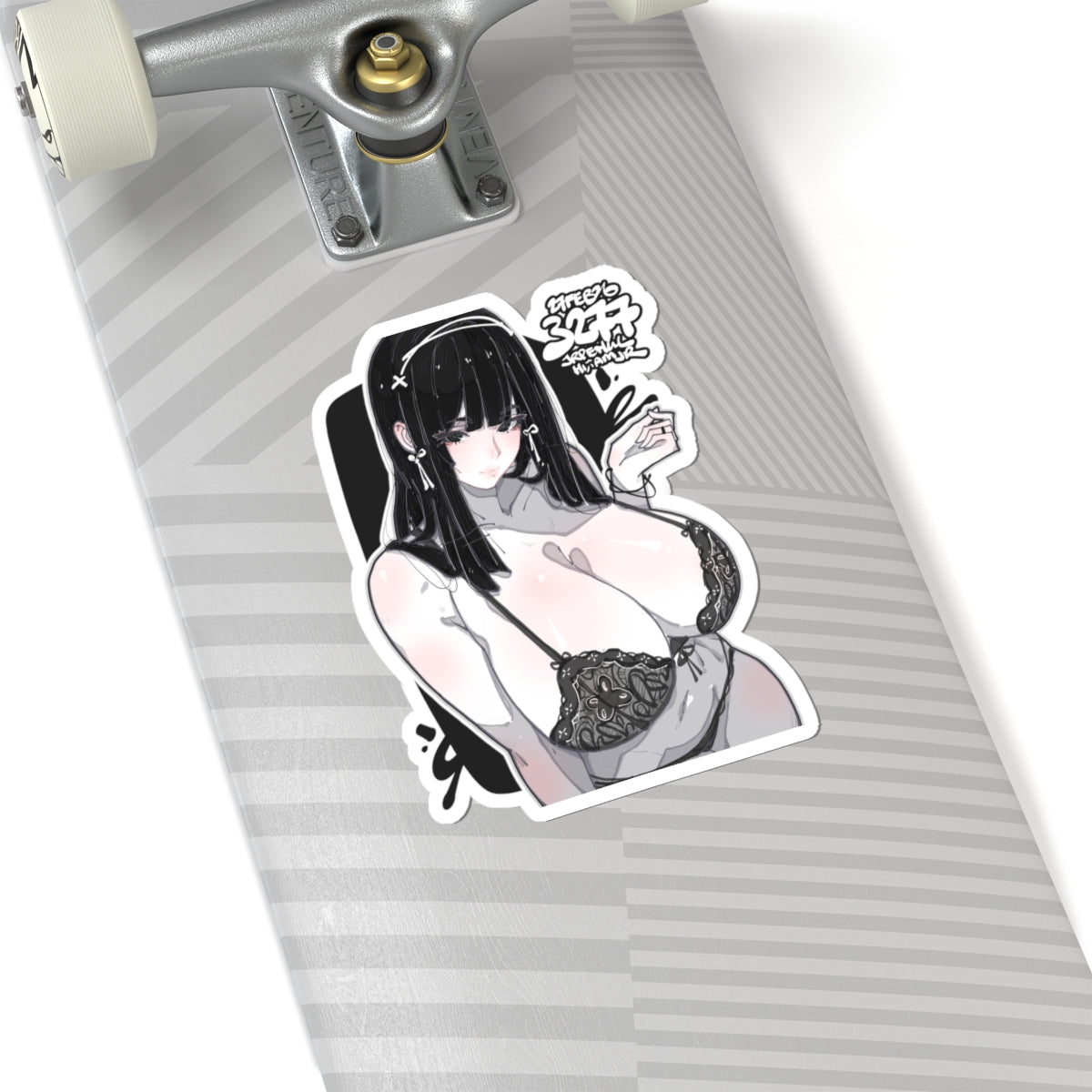 3277 - 黑 / black v2 Stickers