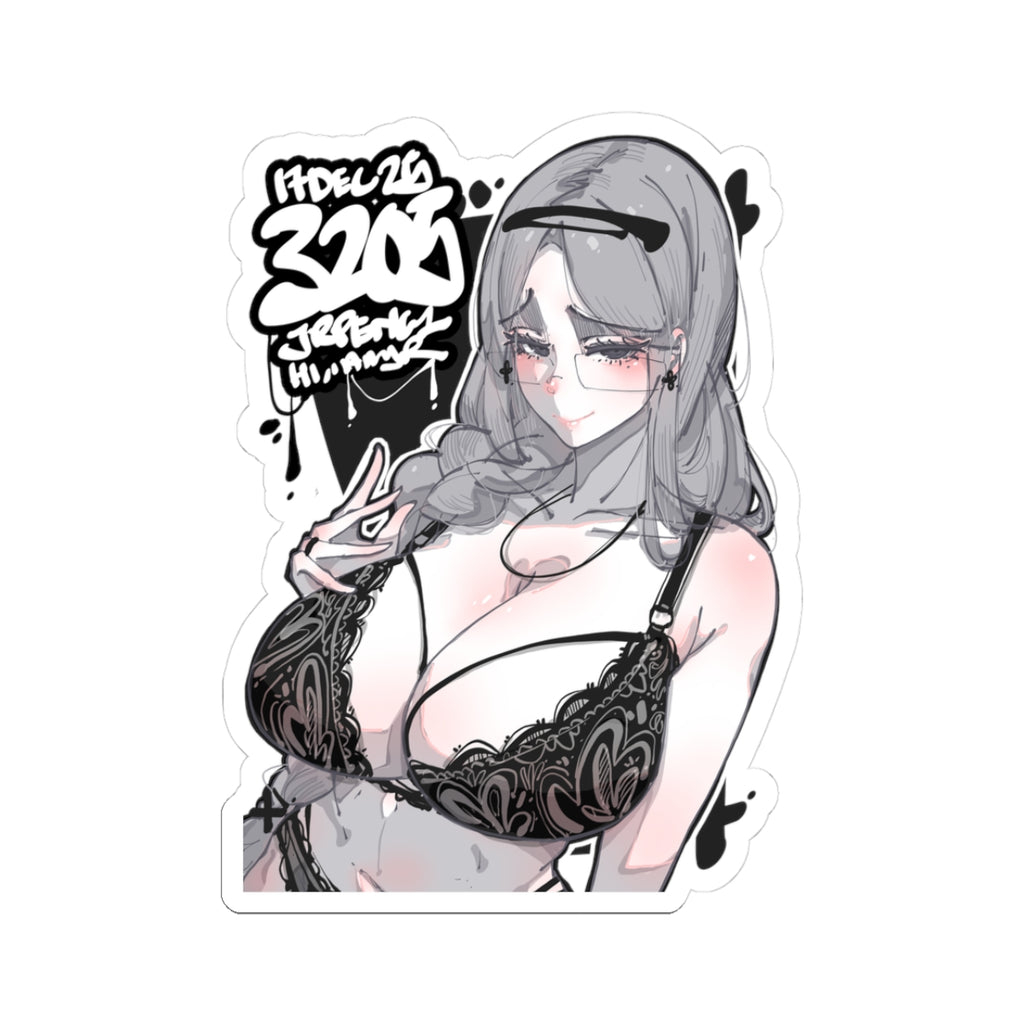 3205 - 黑 / black v2 Stickers