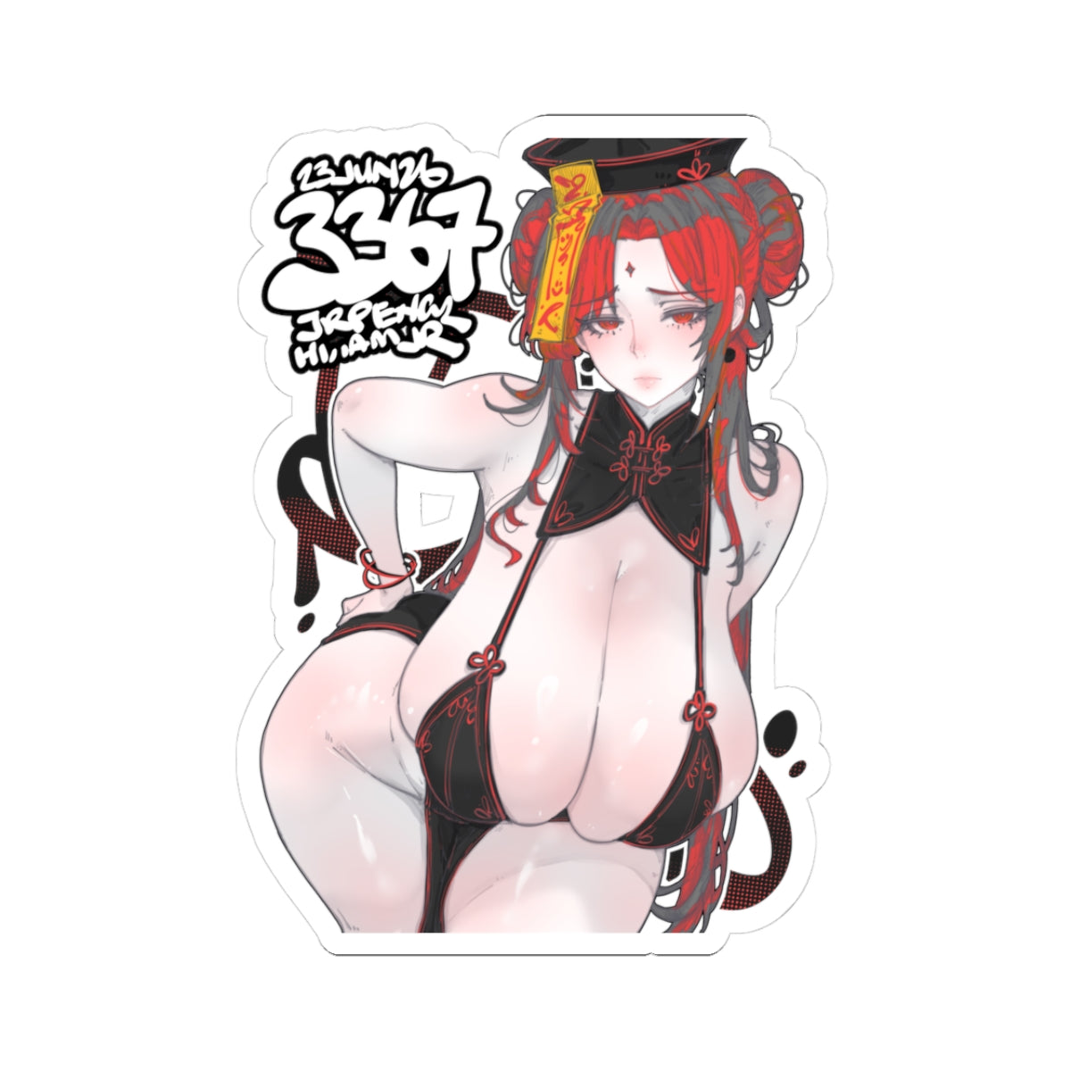 3367 - 红 / Red v1 Stickers