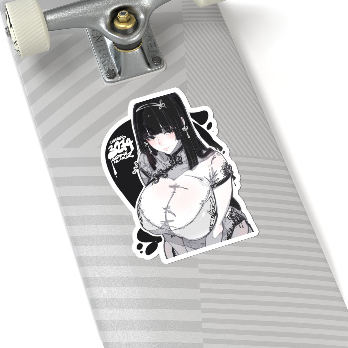 3274 - 黑 / black v1 Stickers