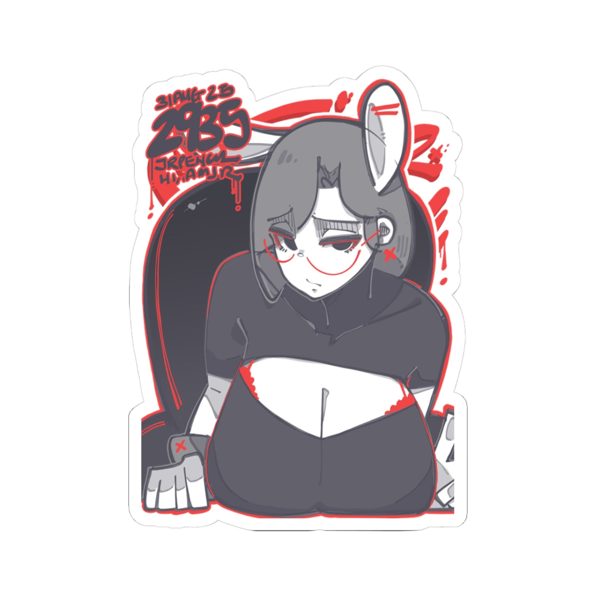 2935 - 红 / red Stickers