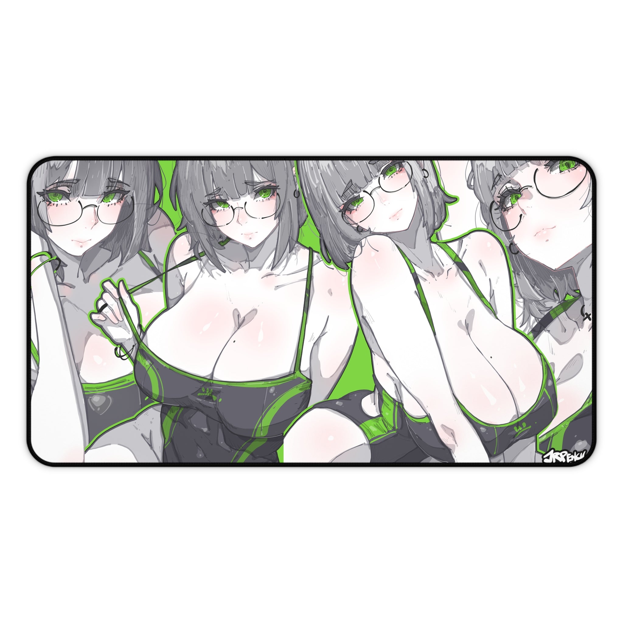 3283 - 绿壁纸 / green wallpaper v1 Desk Mat