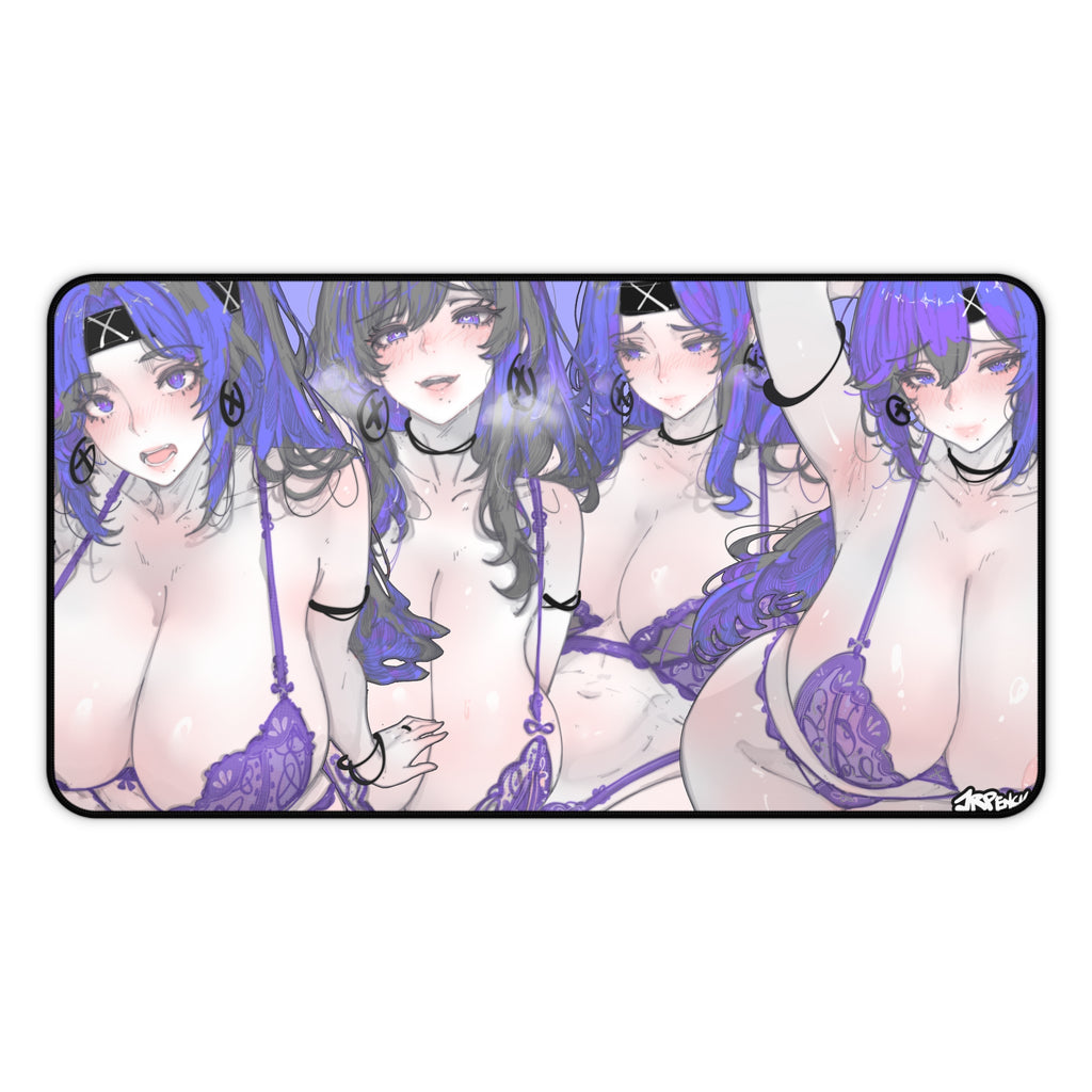 3360 - 紫壁纸 / purple wallpaper v2 Desk Mat