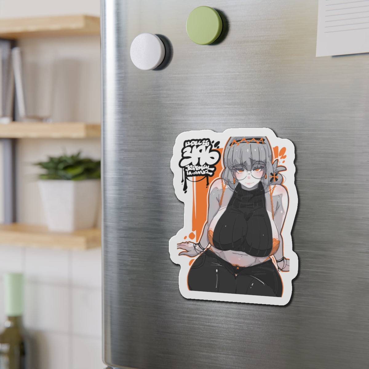 3196 - 橙 / orange v1 Magnets