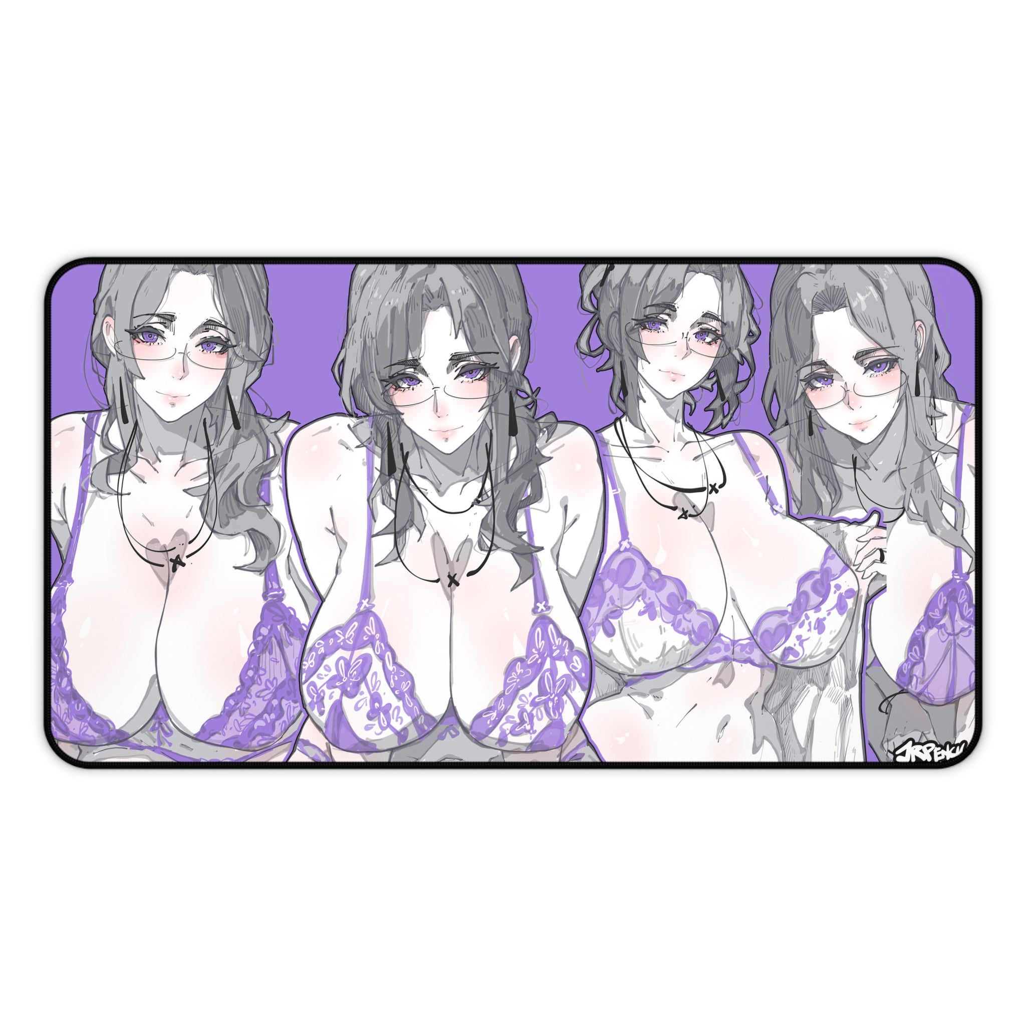 3268 - 紫壁纸 / purple wallpaper v2 Desk Mat