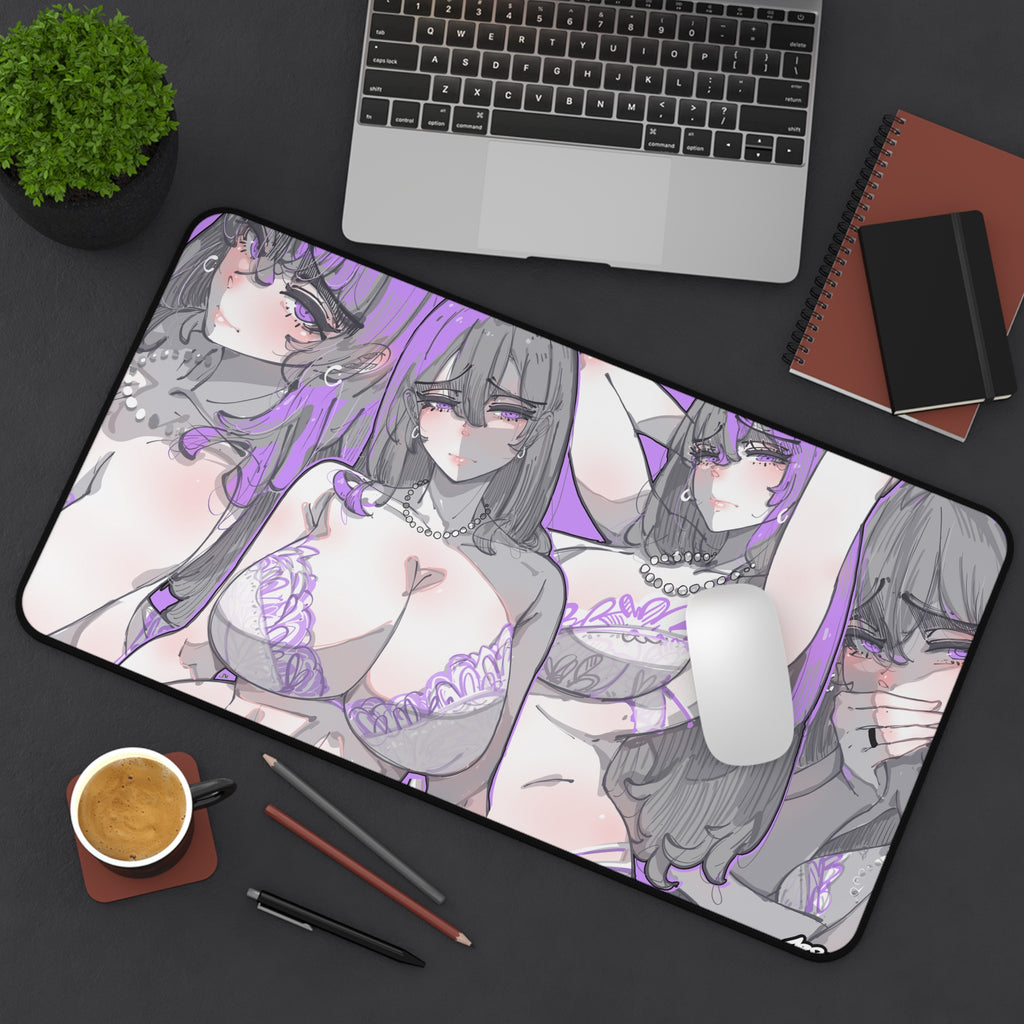 3234 - 紫壁纸 / purple wallpaper v2 Desk Mat