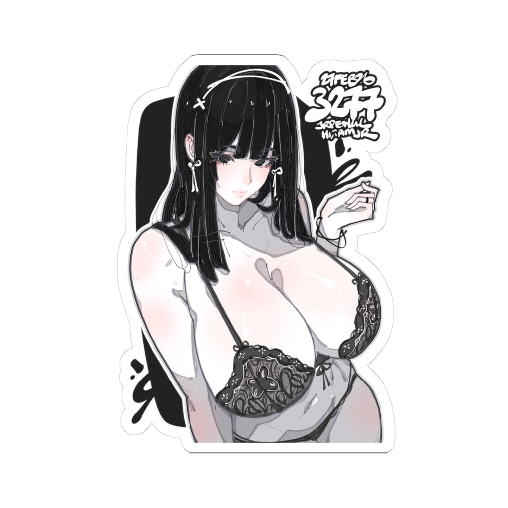 3277 - 黑 / black v2 Stickers