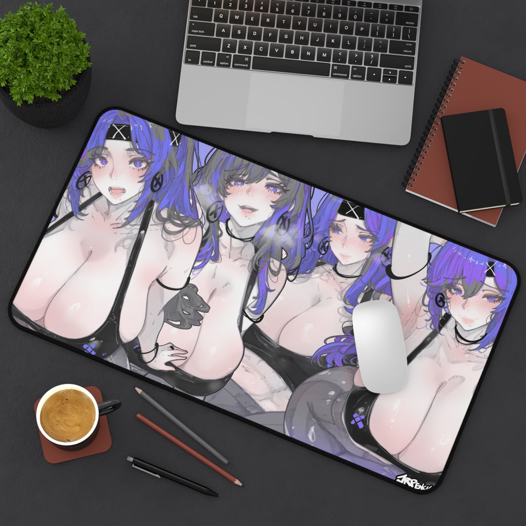 3360 - 紫壁纸 / purple wallpaper v1 Desk Mat