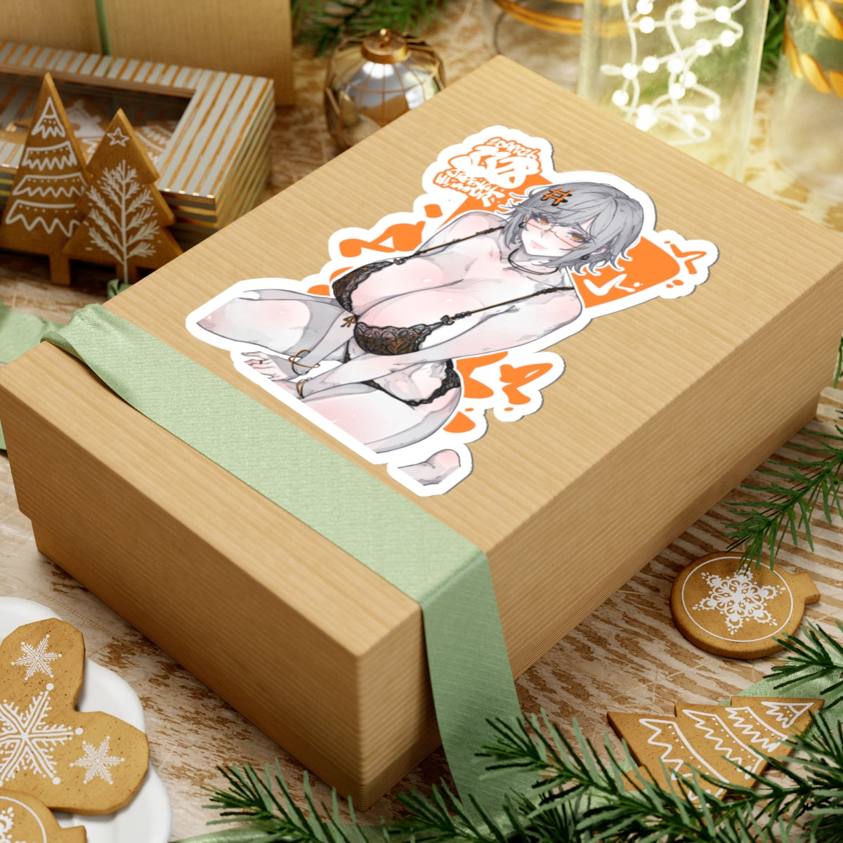 3328 - 橙/ orange v2 Stickers
