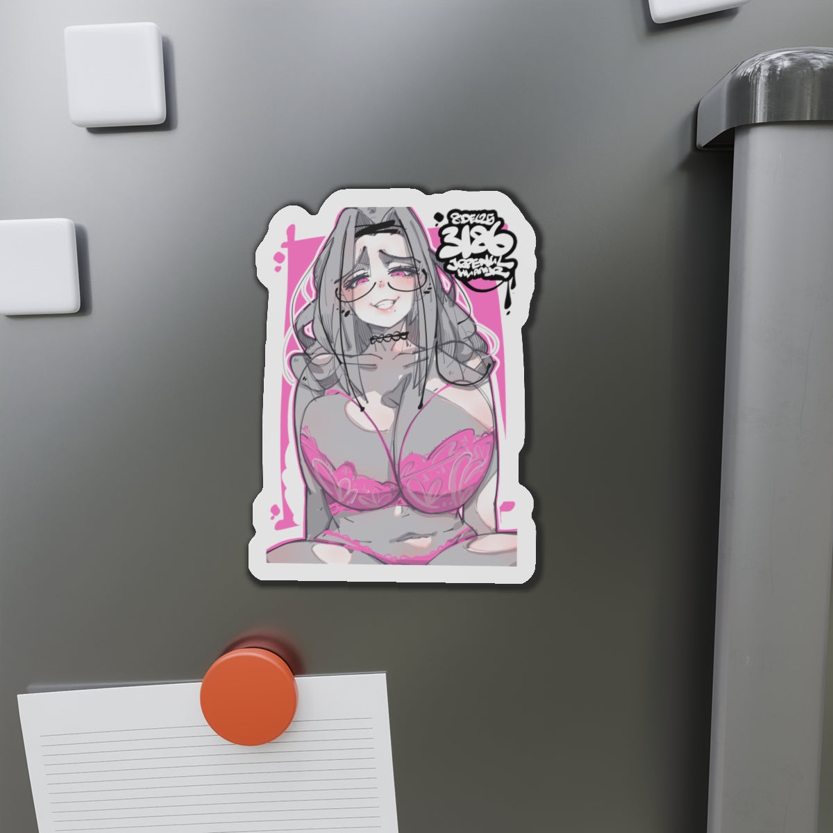 3186 - 粉 / pink v2 Magnets