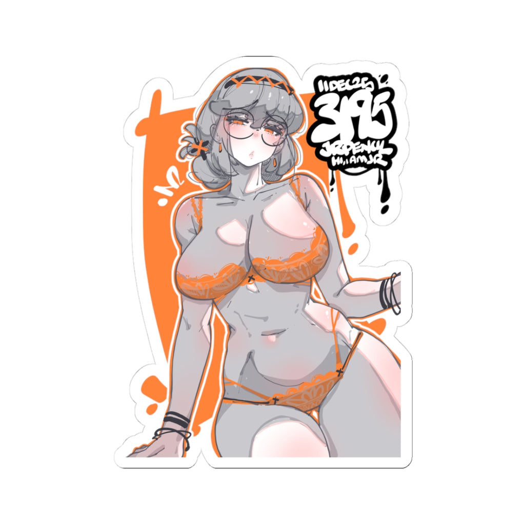 3195 - 橙 / orange v2 Stickers