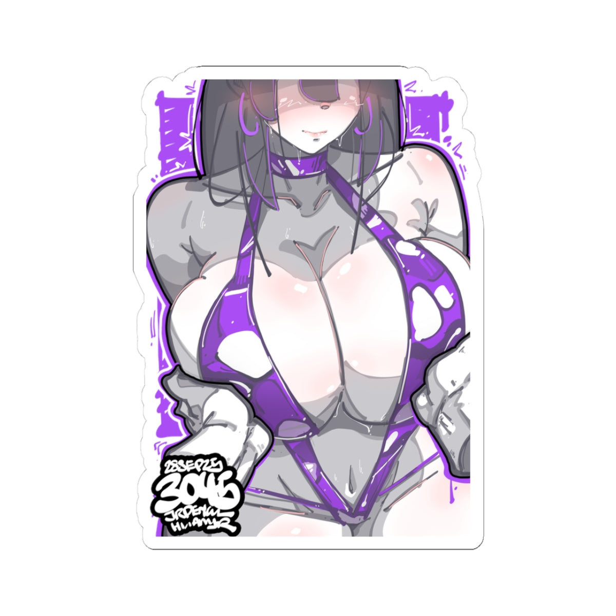 3045 - 紫 / purple Stickers