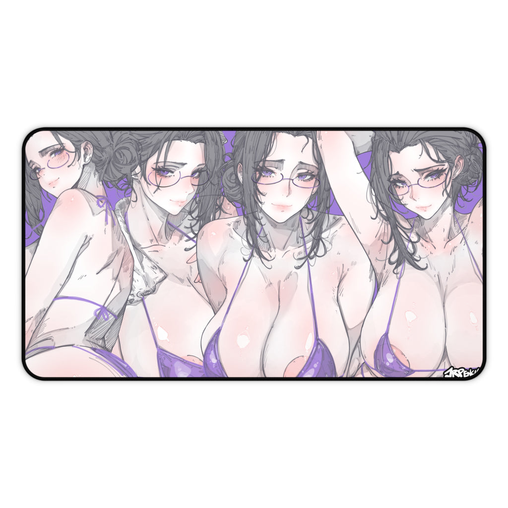 3324 - 紫壁纸/ purple wallpaper v2 Desk Mat