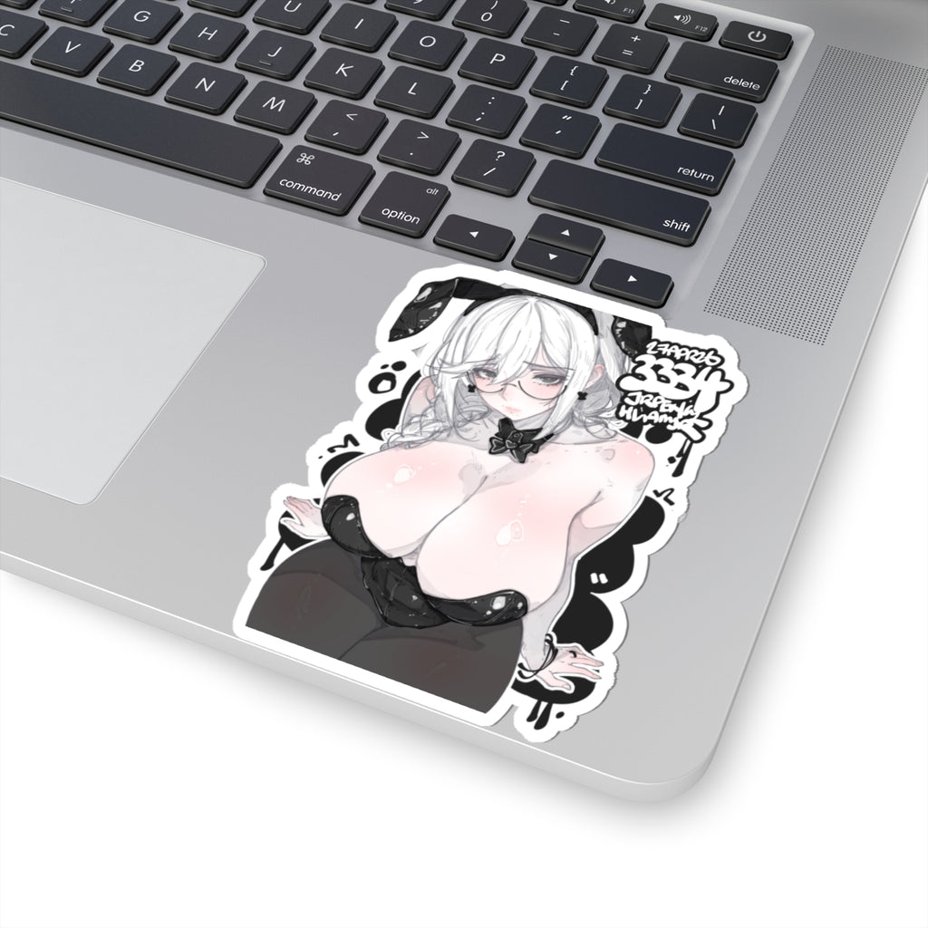 3334 - 黑 / black v1 Stickers