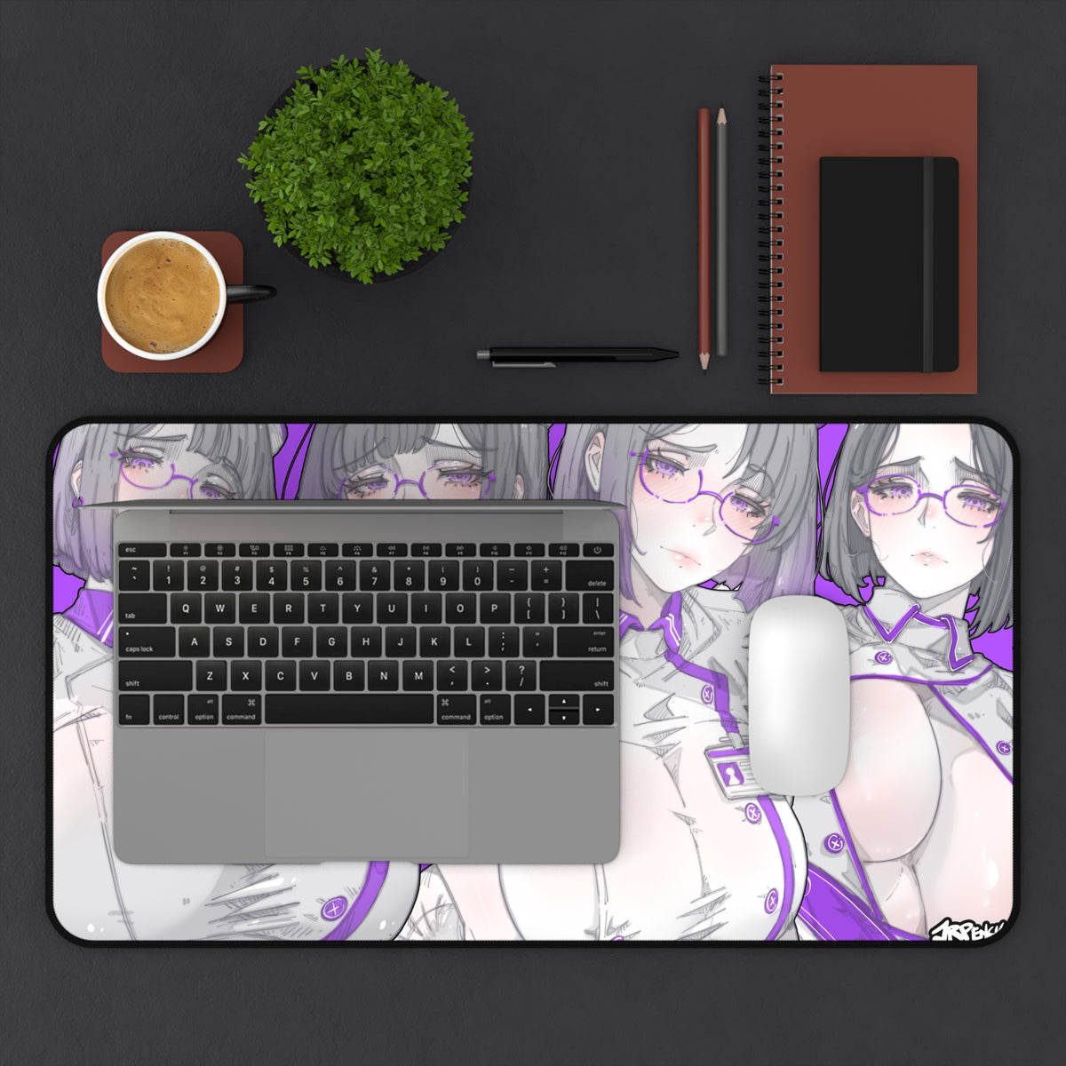 3410 - 紫壁纸 / Purple Wallpaper v1 Desk Mat