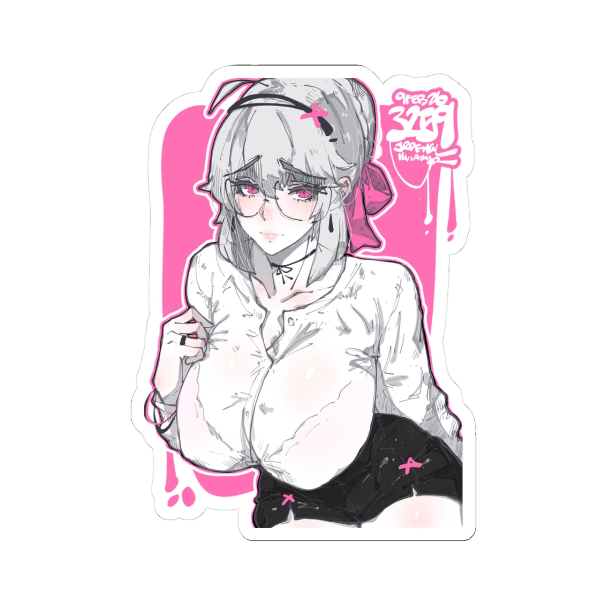 3259 - 粉 / pink v1 Stickers