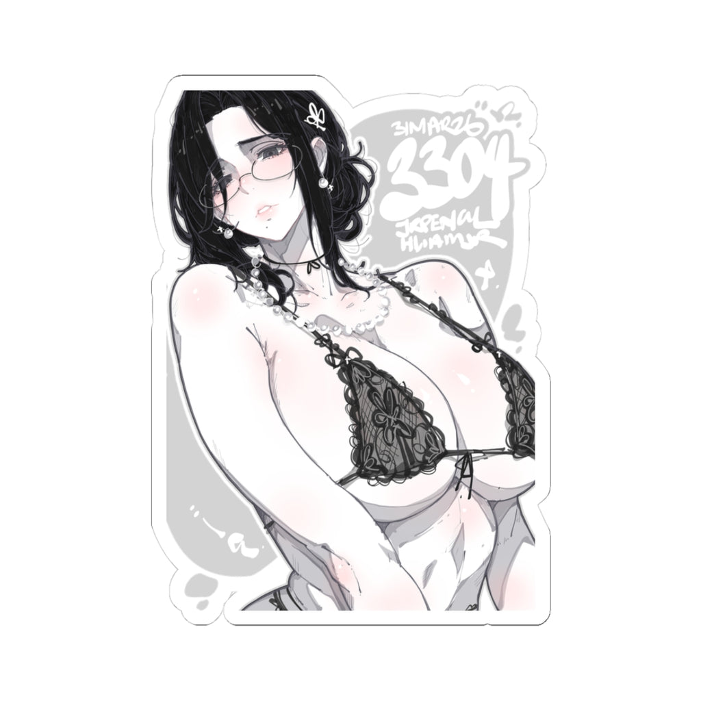 3304 - 黑 / black v2 Stickers