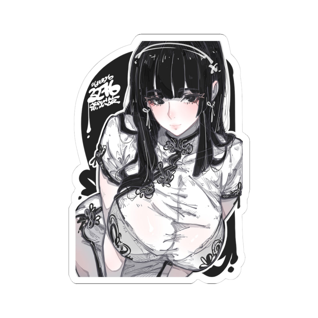 3276 - 黑 / black v1 Stickers