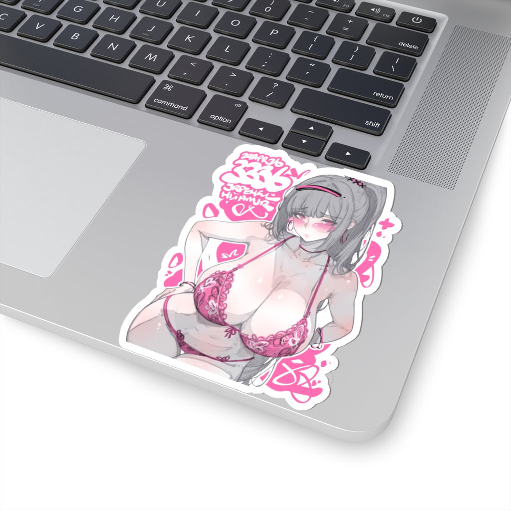 3334 - 黑 / black v2 Stickers