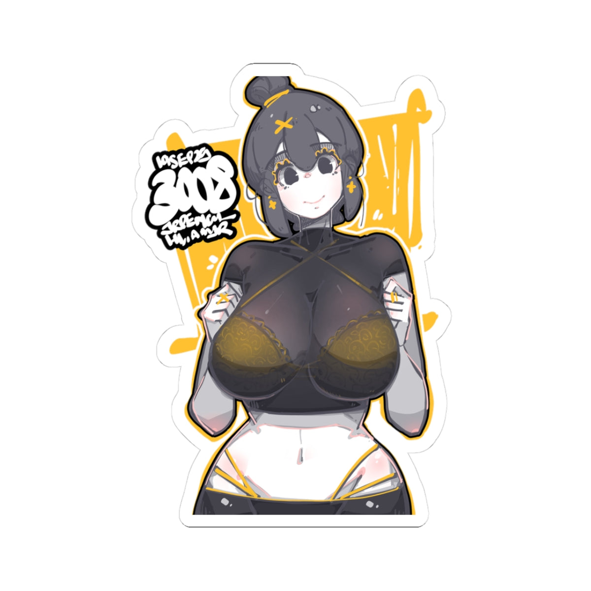 3008 - 黄 / yellow Stickers