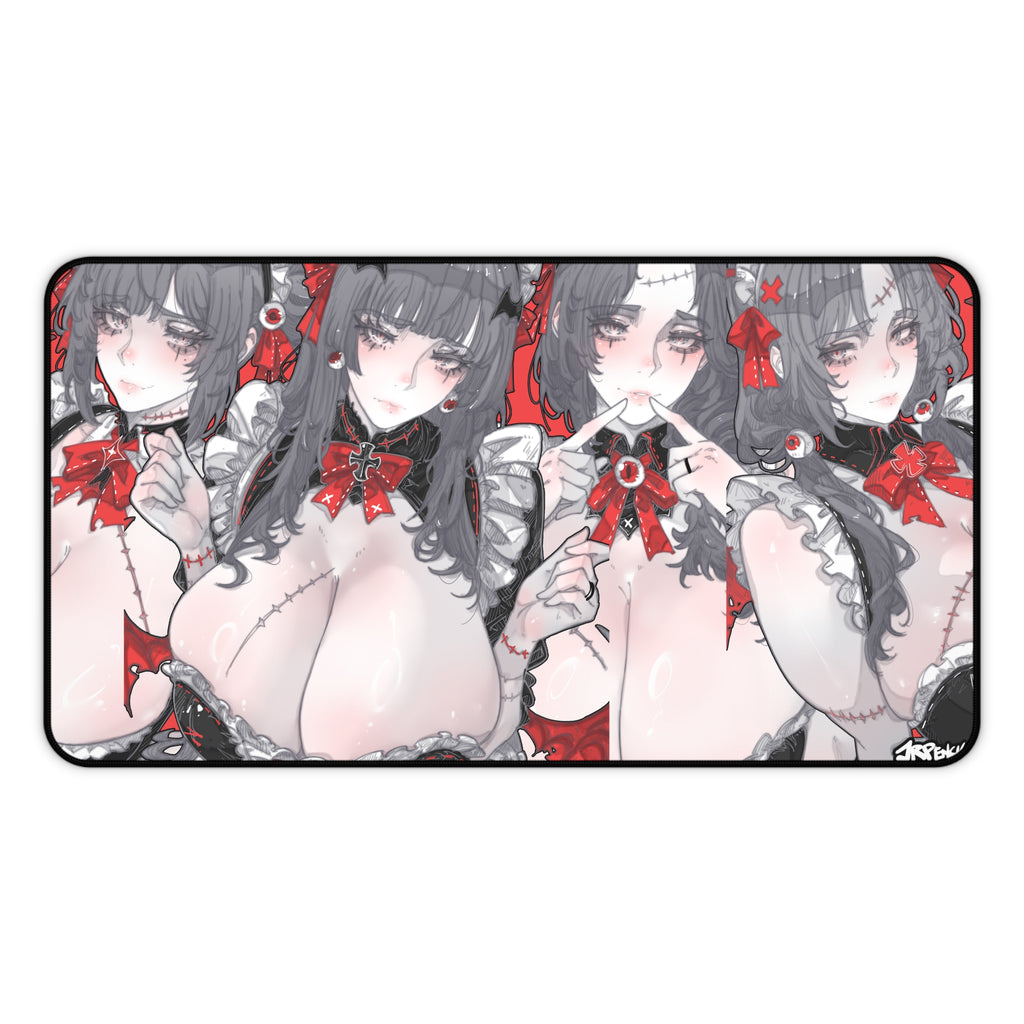 3420 - 红壁纸 / Red Wallpaper v1 Desk Mat