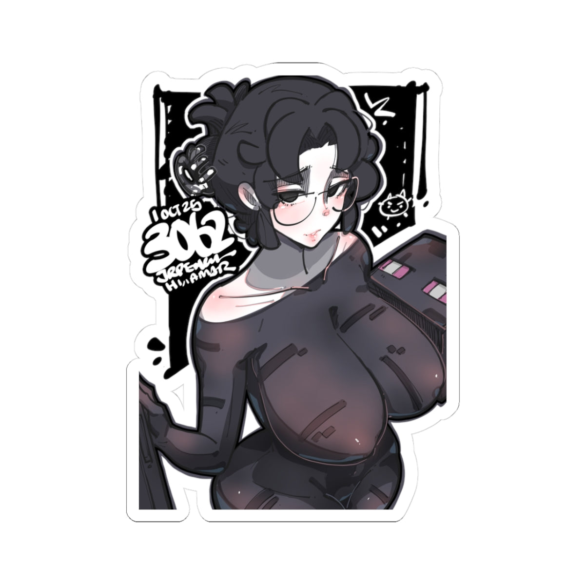 3062 - 黑 / black Stickers