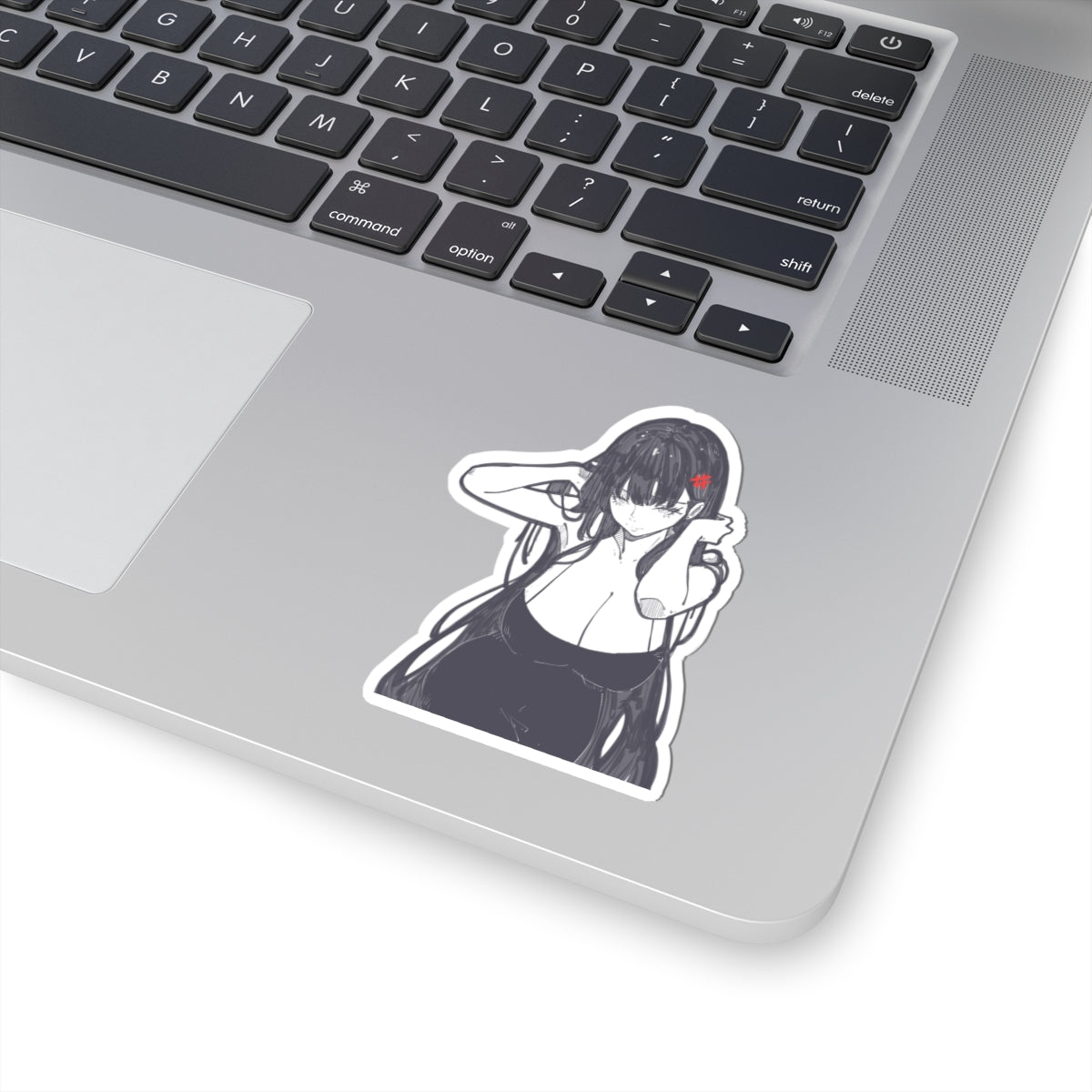 2887 - 红发夹 / red hair clip Stickers