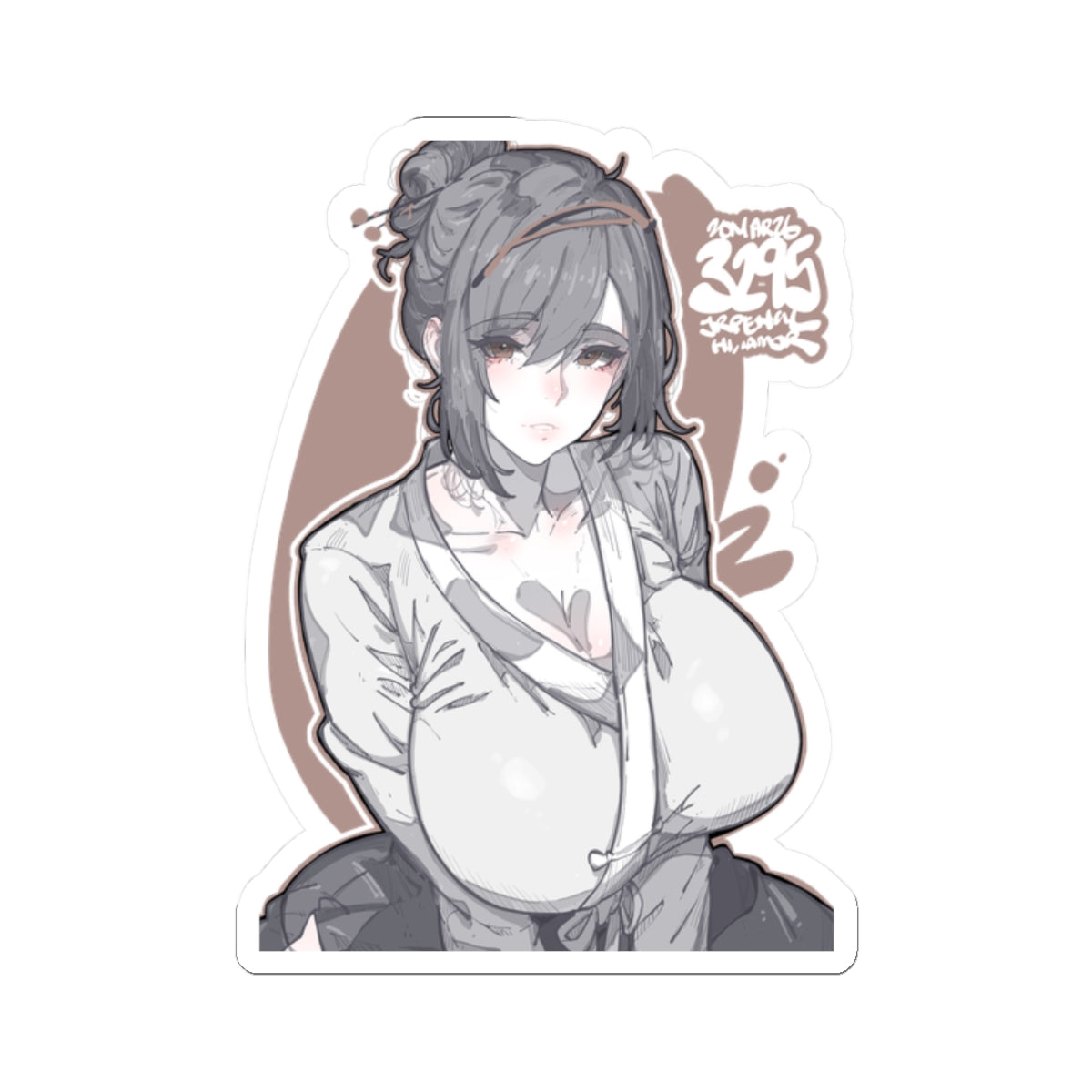 3295 - 褐 / brown v1 Stickers