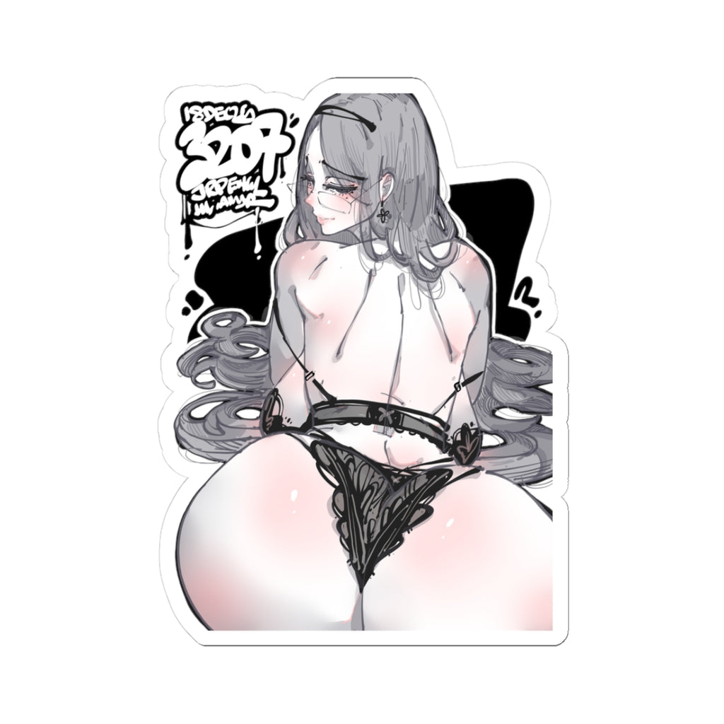 3207 - 黑 / black v2 Stickers